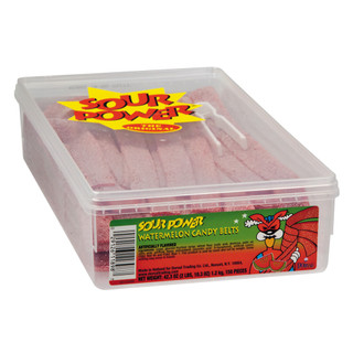Sour Power Belt Watermelon 150 ct Tub