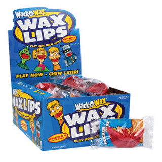 Wack-O-Wax Lips Cherry 24 ct 0.4oz