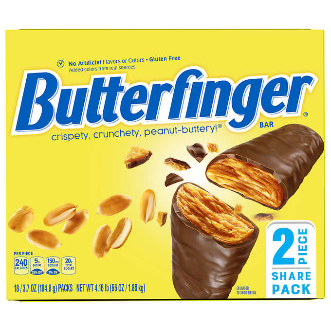 Butterfinger King Size Bar 18ct  3.7oz