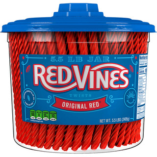 Red Vines Red Licorice 5.5 lbs Jar