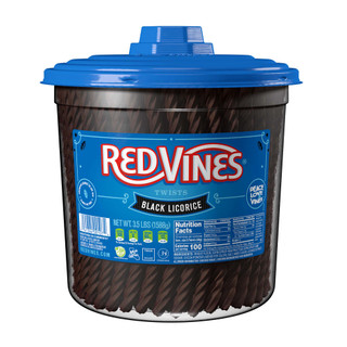 Red Vines Black Licorice 3.5 lb Jar