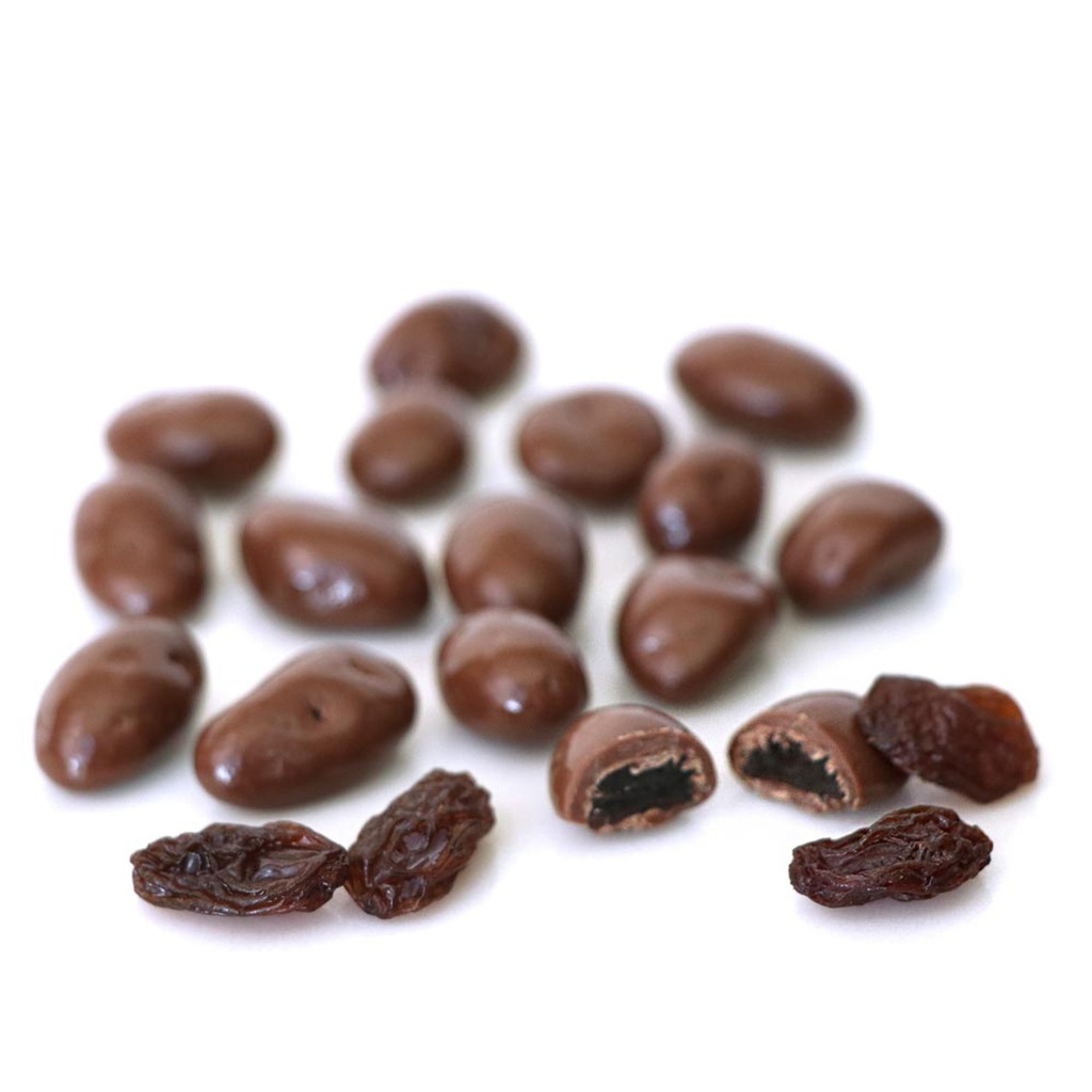 Milk Chocolate Covered Raisins 20lbs