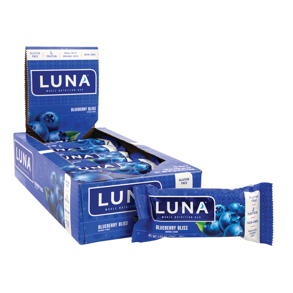 Luna Blueberry Bliss Energy Bar 15ct 1.69oz