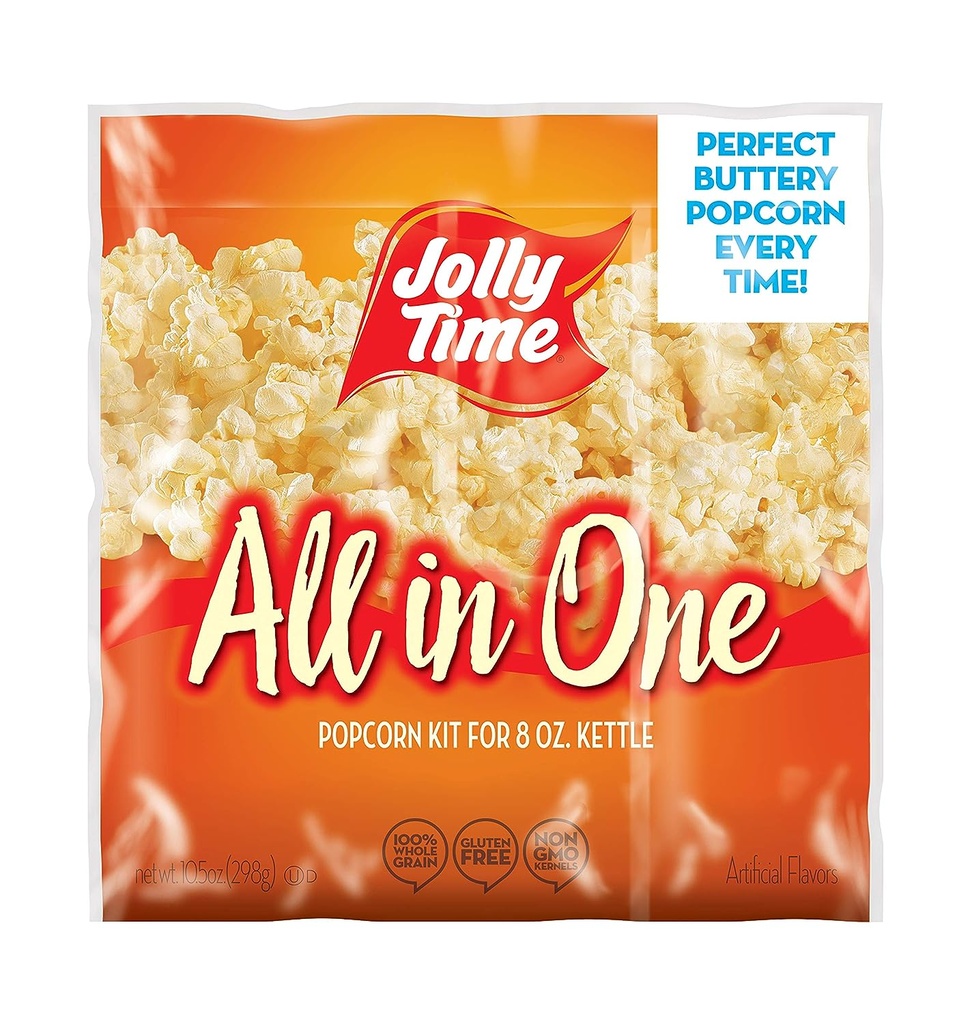Jolly Time All In One Popcorn Kit 36ct 10.5oz 