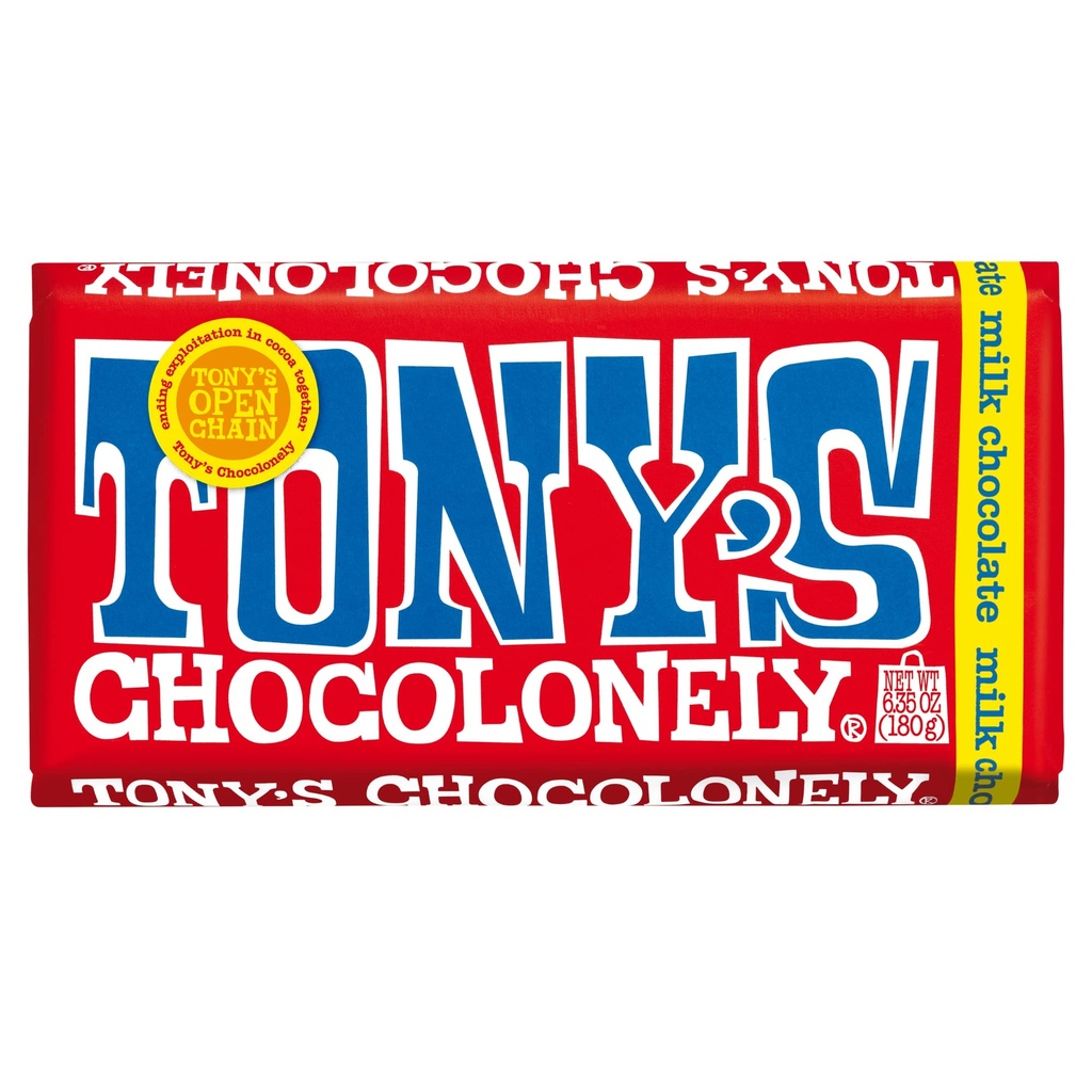 Tony's Milk Chocolate 32% 15ct 6.35oz