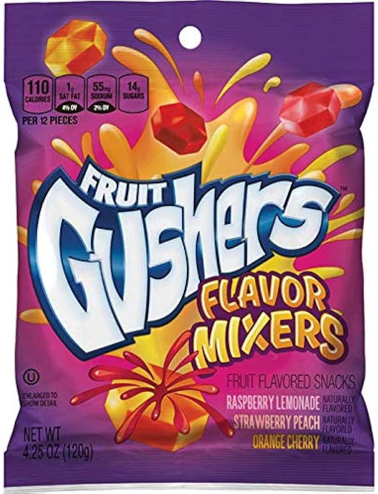 Gushers Flavor Mixes 8ct 4.25oz