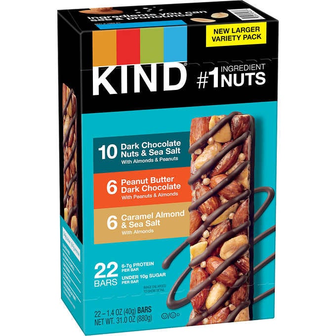 [22910] KIND Bar Variety 22ct 1.4oz