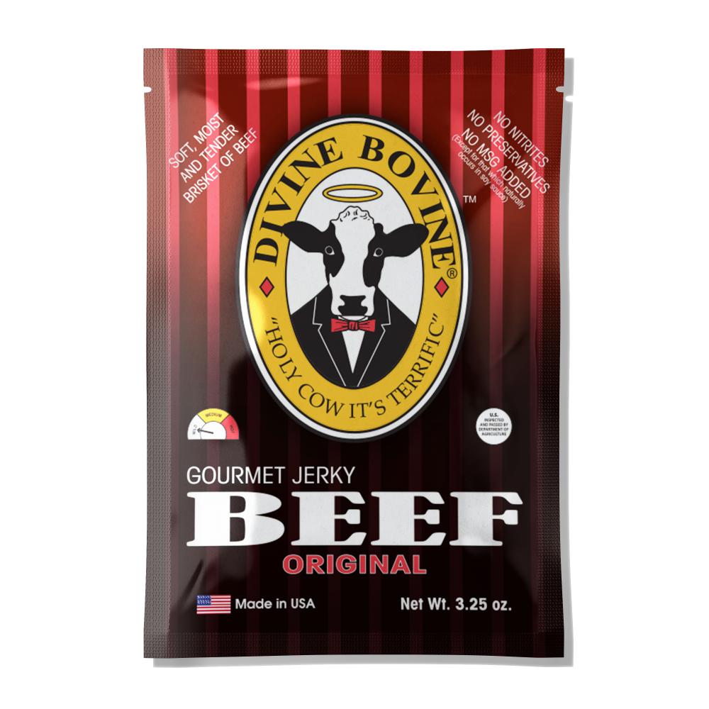 [22200] Divine Bovine Original Beef Jerky 12ct 2.12oz 