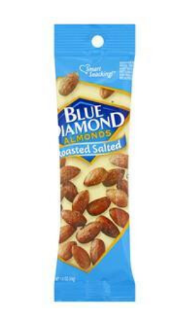 Blue Diamond Roasted Salted 12ct 1.5oz