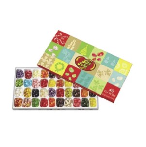 Jelly Belly 40 Flavor Jelly Beans Christmas Gift Box 5ct 17oz