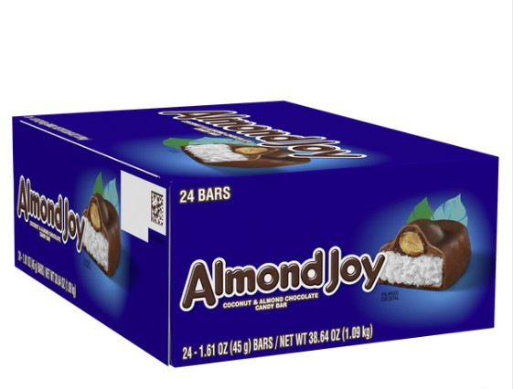 Almond Joy Bar 24ct 1.61 oz