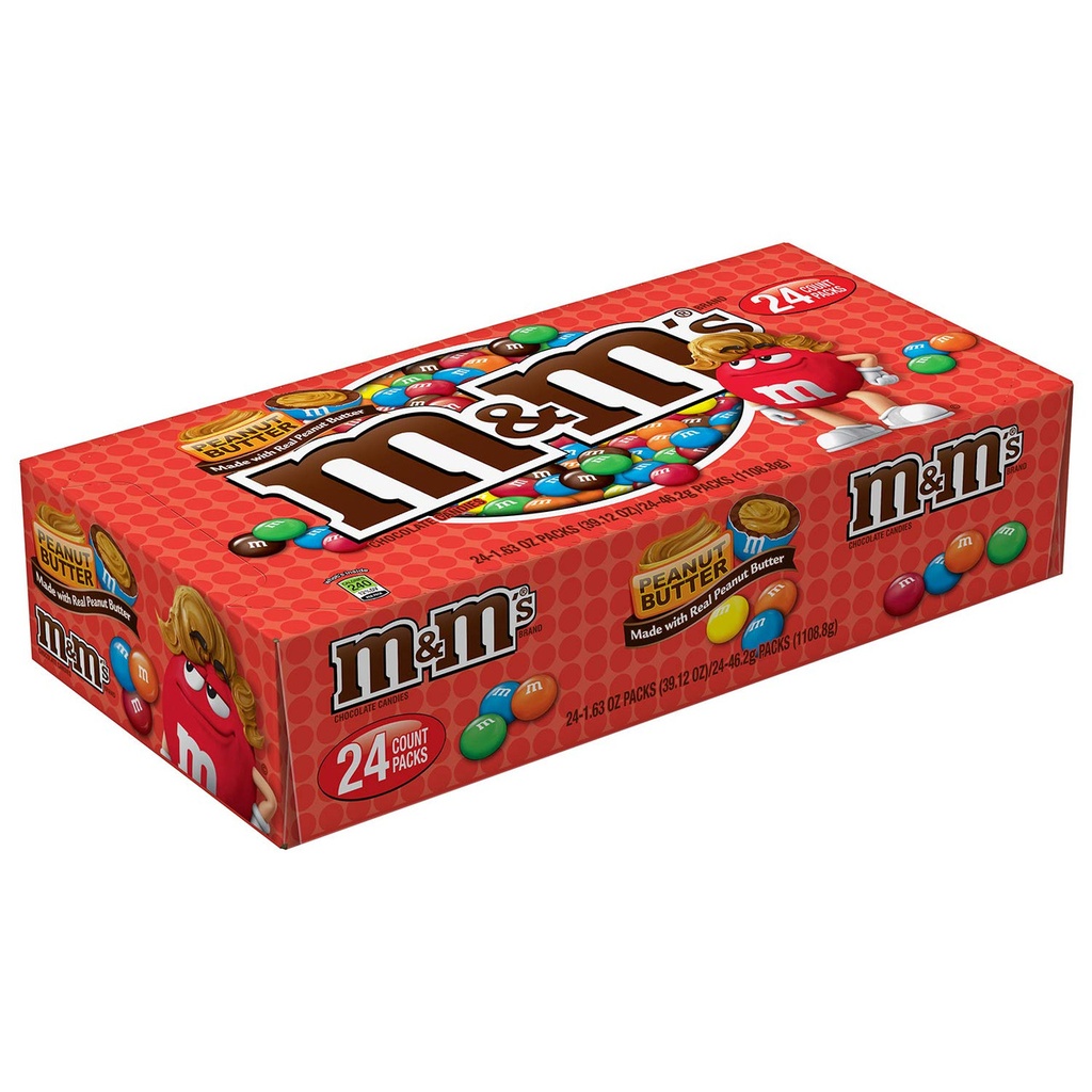 M&M Peanut Butter 24 ct 1.63 oz