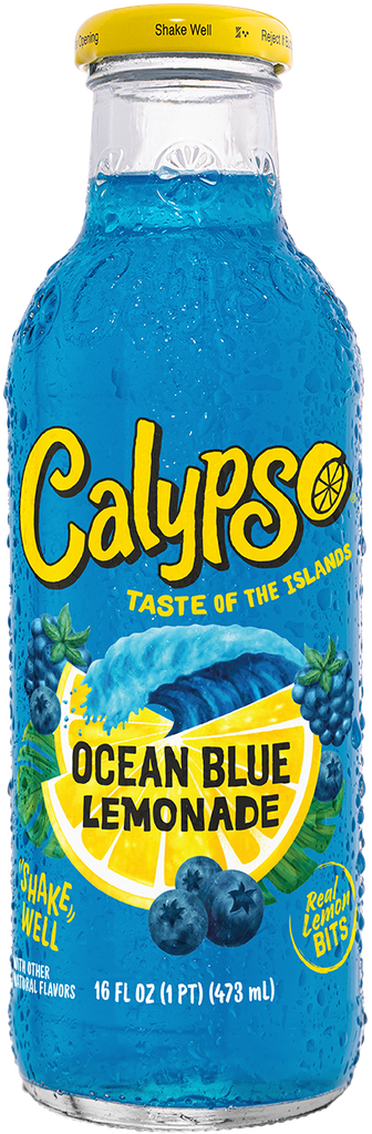 Calypso Ocean Blue Lemonade 12ct 16oz