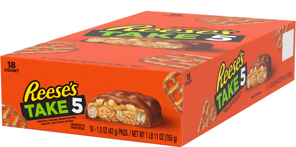 [10885] Reese's Take 5 Bar 18 ct 1.5 oz