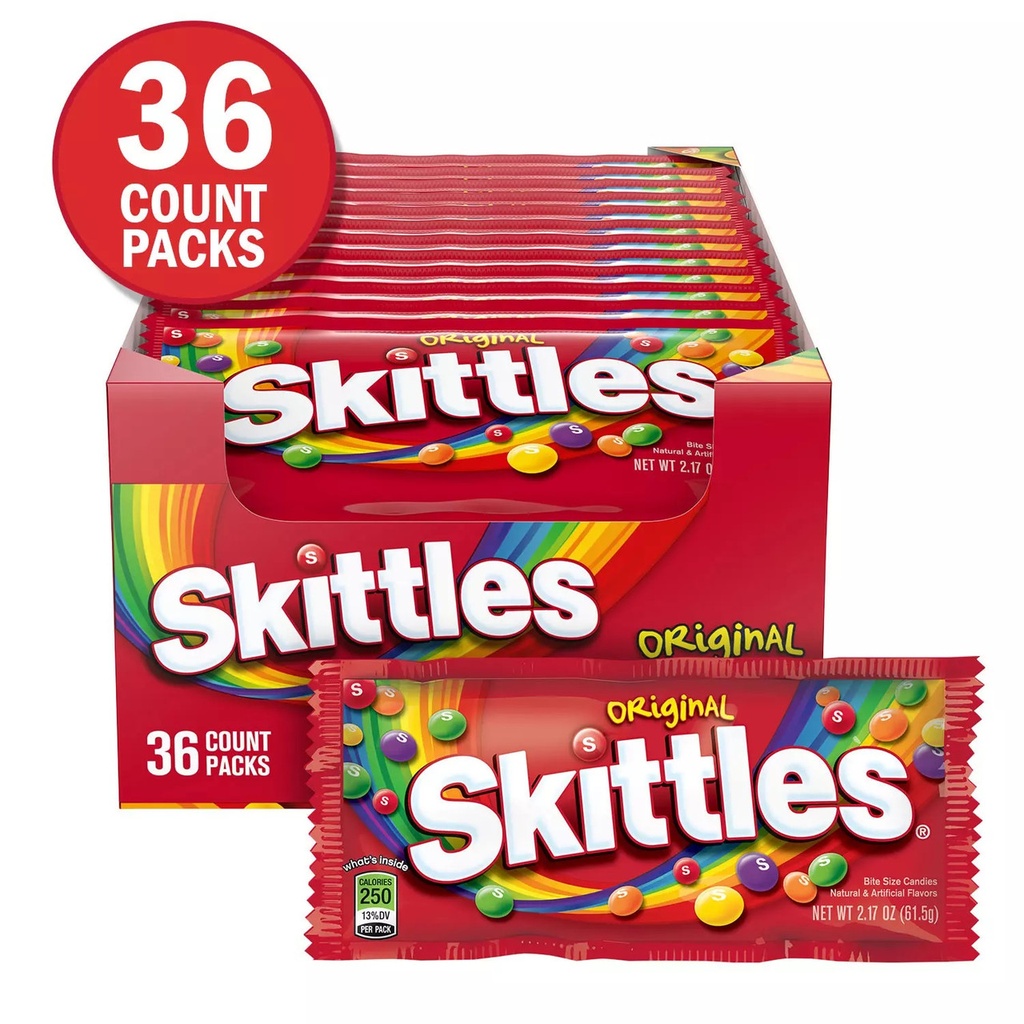 Skittles Original Fruit 36 ct 2.1 oz