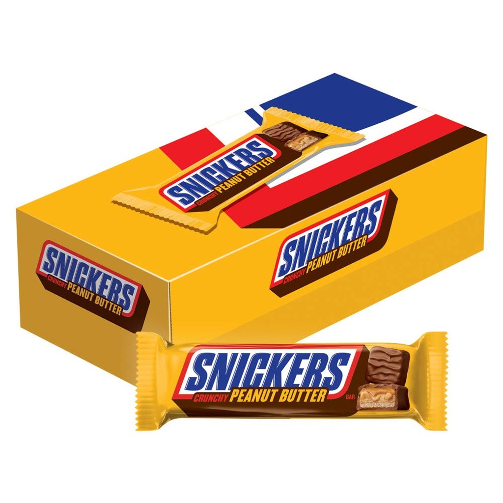 Snickers Peanut Butter Squares Bar 18 ct 1.78 oz