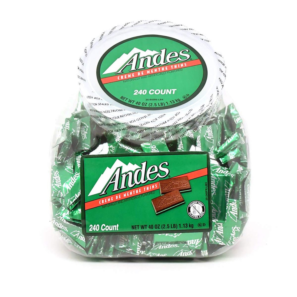 Andes Mints Creme de Menthe 240 ct