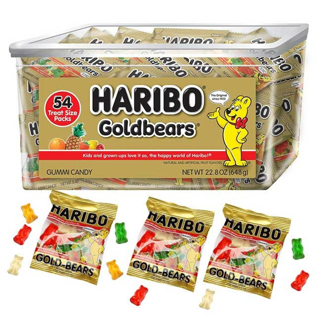 Haribo Gold Bears Minis 54 ct