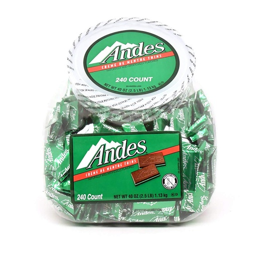 [13020] Andes Mints Creme de Menthe 240 ct