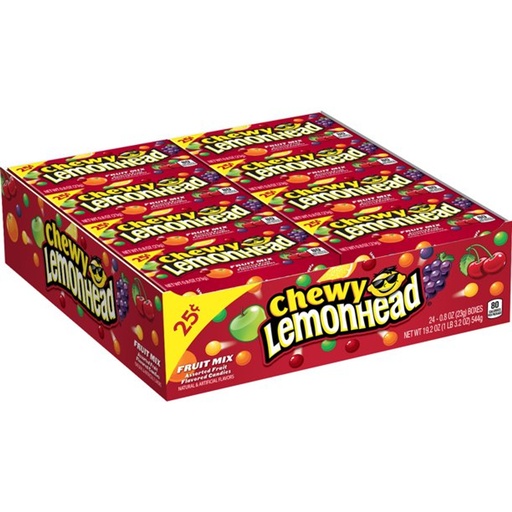 [13300] Ferrara Pan Chewy Tropical Lemonhead & Friends 24 ct .8 oz