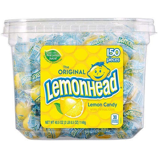 [13307] Ferrara Pan Lemonhead 150 ct Tub