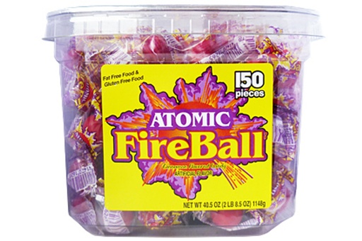 [13310] Ferrara Pan Atomic Fireball 150 ct Tub