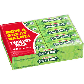 [14980] Wrigley's Doublemint 5 Stk Gum 40 ct