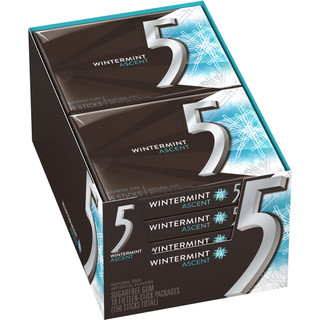 [15110] Five Ascent Wintermint Gum 10ct 15 Sticks