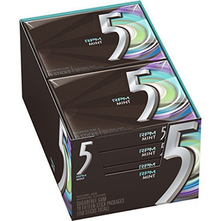 [15120] Five RPM Mint Gum 10 ct 15 Sticks