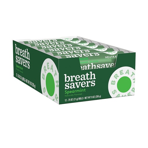 [16020] Breath Savers Spearmint 12 ct .75 oz