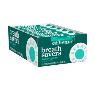 [16030] Breath Savers Wintergreen Mints 24 ct (2-12) .75 oz