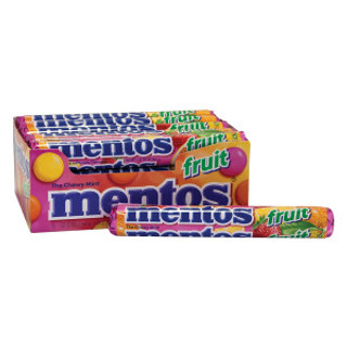 [16167] Mentos Fruit 2-15 ct 1.32 oz