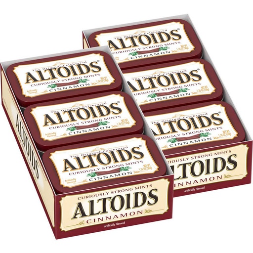 [17010] Altoids Cinnamon Mints 12 ct 1.76 oz Tins
