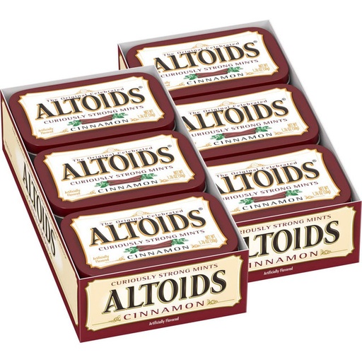 [17010] Altoids Cinnamon Mints 12 ct 1.76 oz Tins