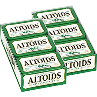 [17050] Altoids Spearmint Mints 12 ct 1.76 oz Tins