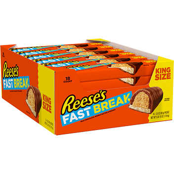 [12141] Fast Break Reese's King Size 3.5oz 18ct