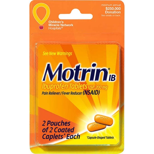 [18069] Motrin 3 capsules 6pck 6ct