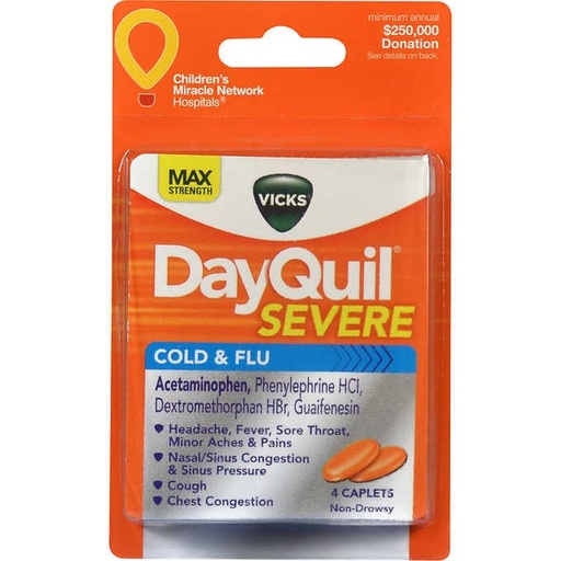 [18073] Dayquil Cold & Flu 2-Dose 6pck 4ct