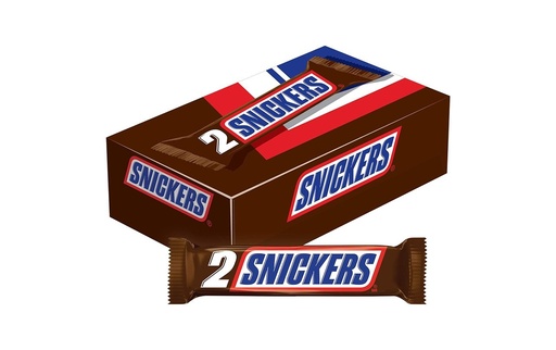 [12160] Snickers Milk 2 To Go Bar 24ct 3.29oz
