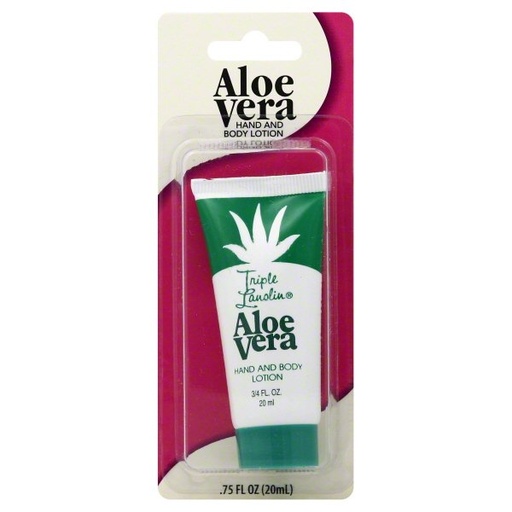[18560] Triple Lanolin Hand & Body Lotion w/ Aloe 6ct .75oz