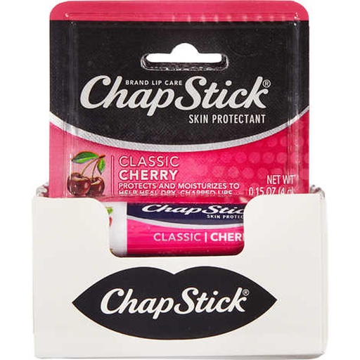[18692] ChapStick Lip Balm Cherry Flavor 12 ct 0.15 oz