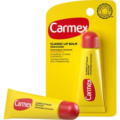 [18695] Carmex Lip Balm Original Flavor 12 ct 0.35 oz