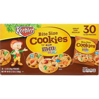 [21560] Keebler M&M Cookies 30 ct 1.6 oz