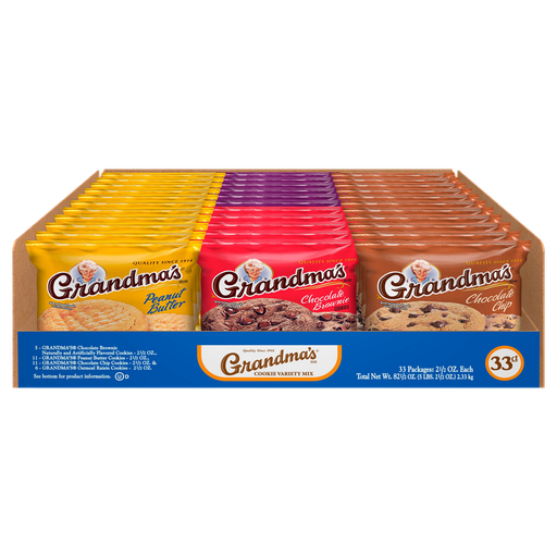 [21570] Grandma's Cookies Asst 33ct