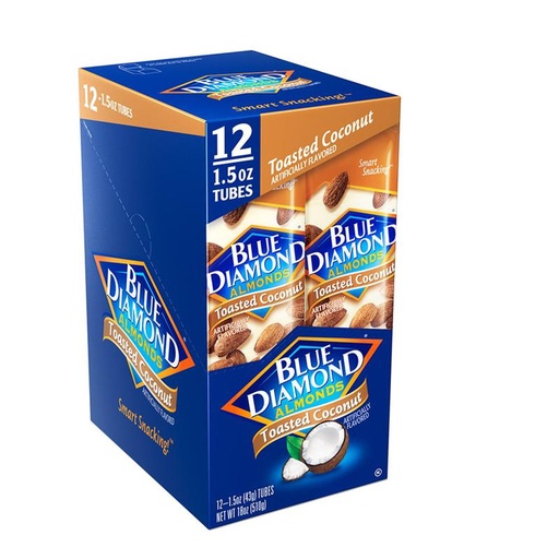 [21055] Blue Diamond Toasted Coconut 12 ct 1.5 oz
