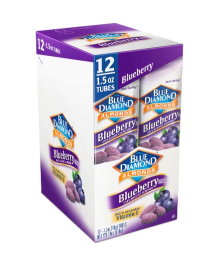 [21061] Blue Diamond Blueberry Almonds 12 ct 1.5 oz