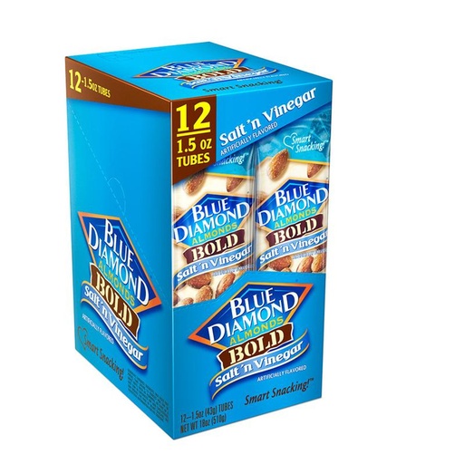 [21062] Blue Diamond Salt 'n Vinegar 12 ct 1.5 oz