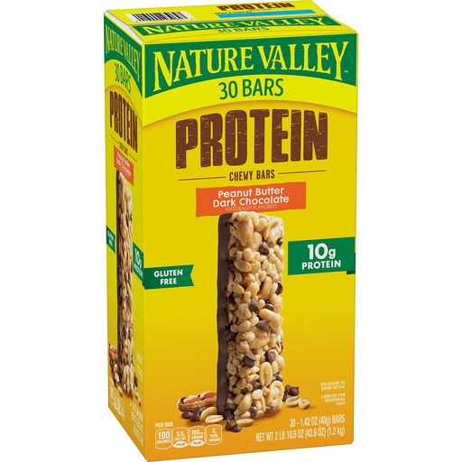 [21500] Nature Valley Protein PB Dark Chocolate 30 ct 1.42 oz