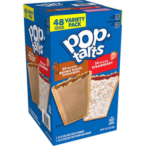 [21788] PopTarts Variety Straw & Cinnamon 2pk/6ct/4bxs (48ct)