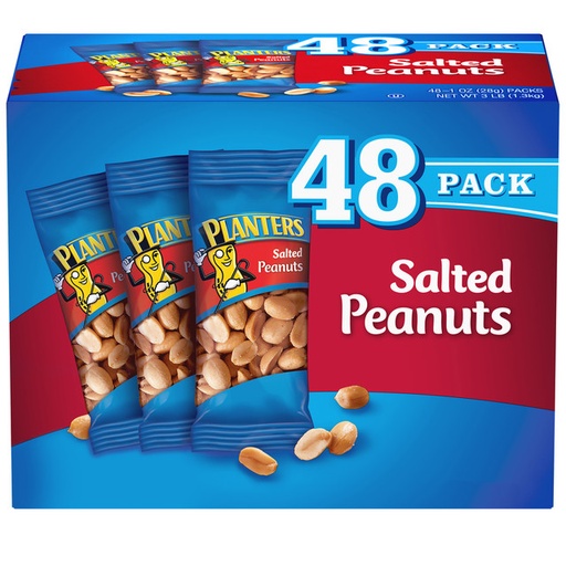 [21802] Planters Salted Peanuts 48 ct 1 oz